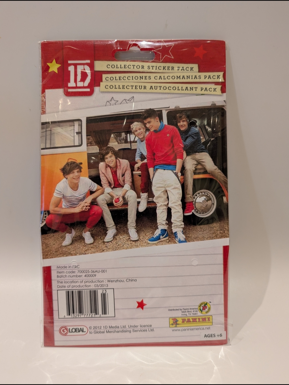 2012 One Direction Sticker Pack - Picture 4 of 5